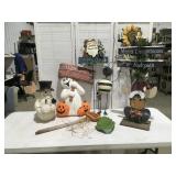 Halloween & Christmas yard art