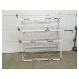 Metal shelf 55" x 65"high  x 23" deep