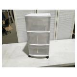 Storage bin on wheels