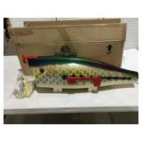 Fishing lure mailbox 28"