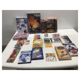 Toys & puzzles & videos