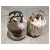 2 propane tanks empty