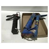 Large caulking gun/ Redhead adhesive anchor