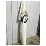 Partial roll of housewrap 76 inches