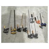Adjustable bar clamps