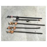Pipe style bar clamps