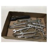Miscellaneous wrenches, mostly craftsman