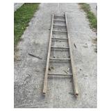 9 foot wood ladder