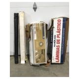 Rolls of plastic 6 mil & 4 mil