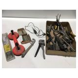 Tools, screwdrivers, sockets, taps, and more