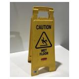 Rubbermaid wet floor sign 26 inches tall