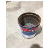 Bucket with nails
