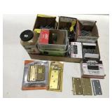 Miscellaneous hardware, nails, hinges, and more