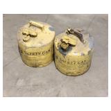 5 gallon, diesel, safety cans, dented