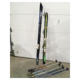 Hexcel skies &  miscellaneous ski poles Ski