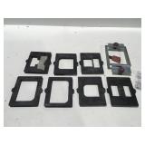 Hinge latch templates