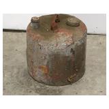 5 gallon dented gas can