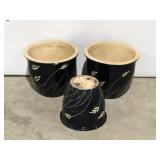 outdoor flower pots