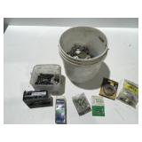 Miscellaneous bucket of hardware