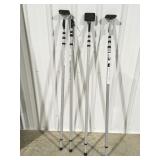 EZ up dust  containment poles