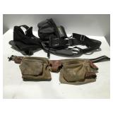 2 work belts One with suspenders