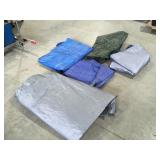 5 tarps condition, unknown