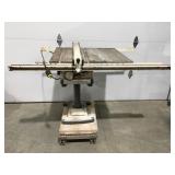 Craftsman 100 tablesaw works rolling cart not