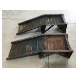 Metal car ramps
