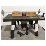 Ryobi 1 1/2 HP router and tableTable is in