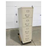 4 drawer filing cabinet wheeled cart, not