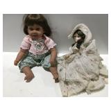 Two dolls damaged