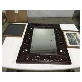 Framed mirror and picture frames