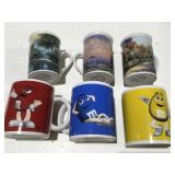 M&M coffee cups Thomas Kincaid cups