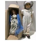 2 large dolls