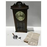 Commodore 35 day wall hanging clock