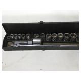 Breaker bar and sockets 1/2 drive