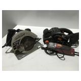 3 Electric tools, sander, circular saw & multi