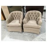 Pair of Cloth Chairs
