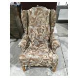 Cloth Wingback Chair