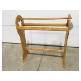 Oak quilt rack 30 inch
