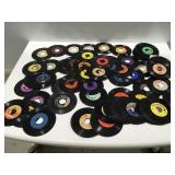 Large lot of 45 records