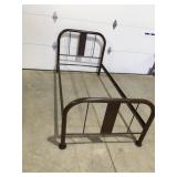 Metal bed frame single 37 1/2ï¿½ wide