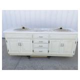 Large bathroom vanity with sinkï¿½s 79ï¿½ x 22ï¿½