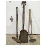 Sledgehammer shovel & pick