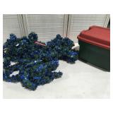 Garland in Christmas tote