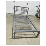 Metal twin bed frame