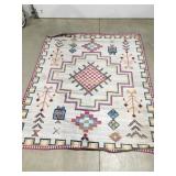 8 x 10 area rug with stains