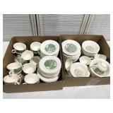 Pastoral dishes and cups