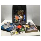 Craft items in tub no lid