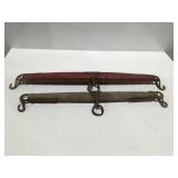 2 vintage single trees